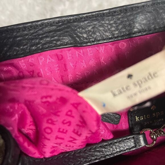 Kate Spade leather Black and Cream Leather small Satchel - Picture 10 of 16
